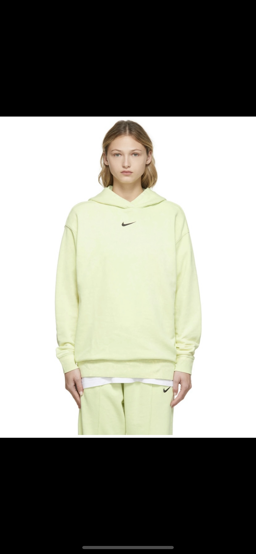 Nike Green Wash Hoodie Size S