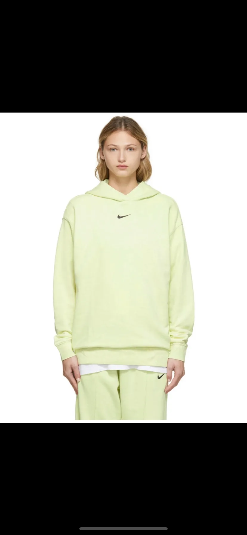 Nike Green Wash Hoodie Size S thumbnail