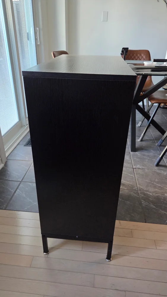 Black & Wood Shoe Cabinet image indicator(4)