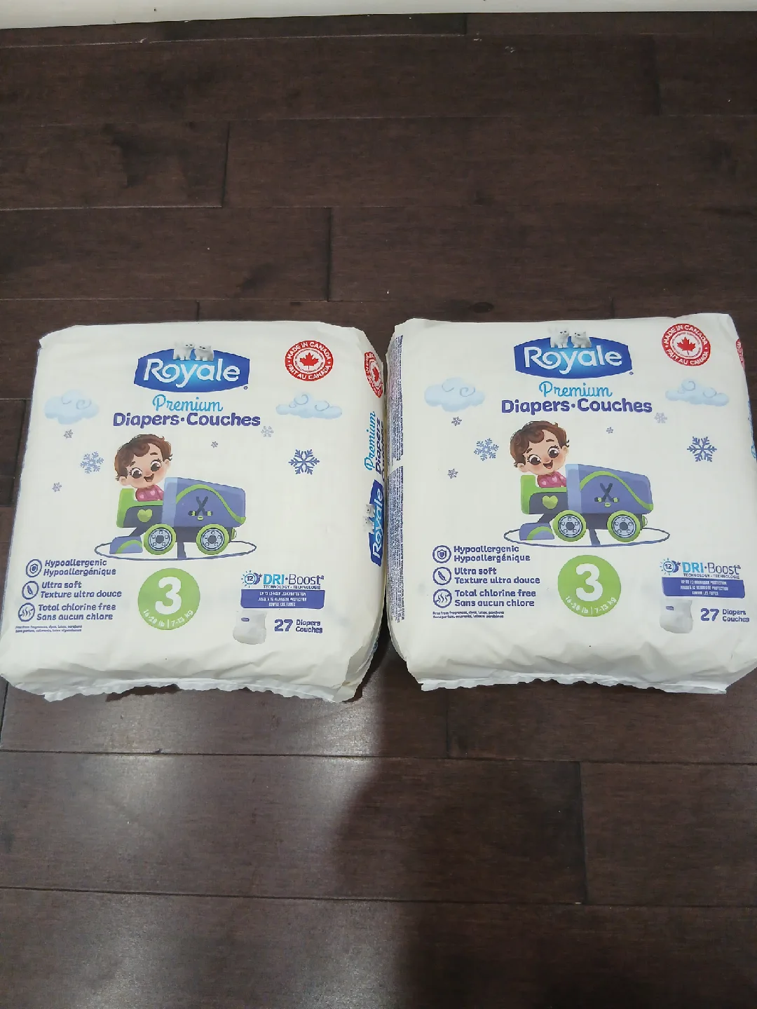 Royale Premium Diapers Size 3 (2 Packs) $5 each pack image indicator(2)