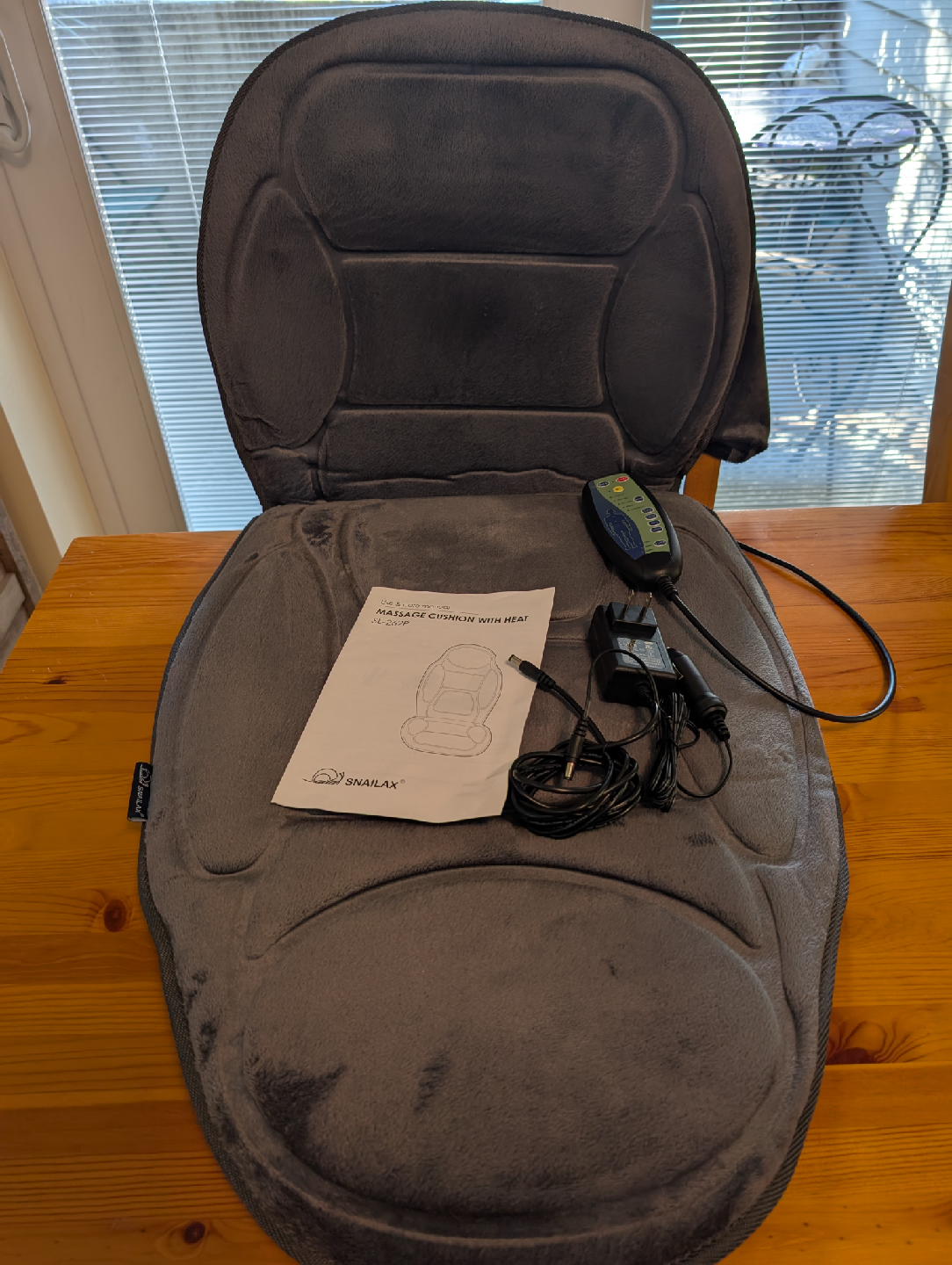 Snailax Massage Cushion with Heat - photo 2