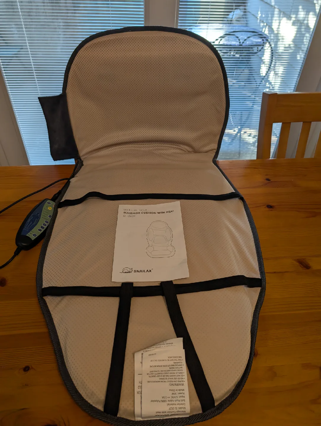 Snailax Massage Cushion with Heat image indicator(3)