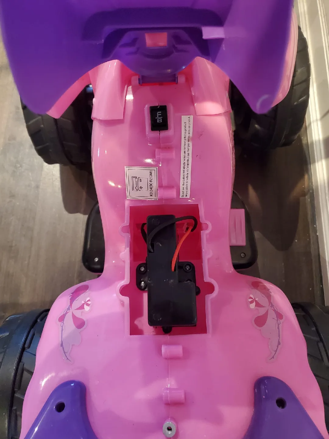 Pink & Purple Kids Ride-On ATV - KL40050C image indicator(3)