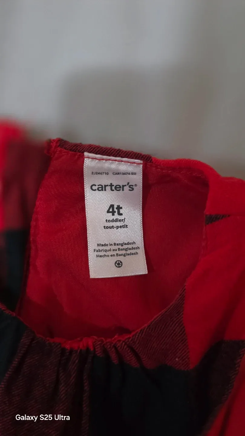 Carter's 4T Plaid Dress image indicator(2)