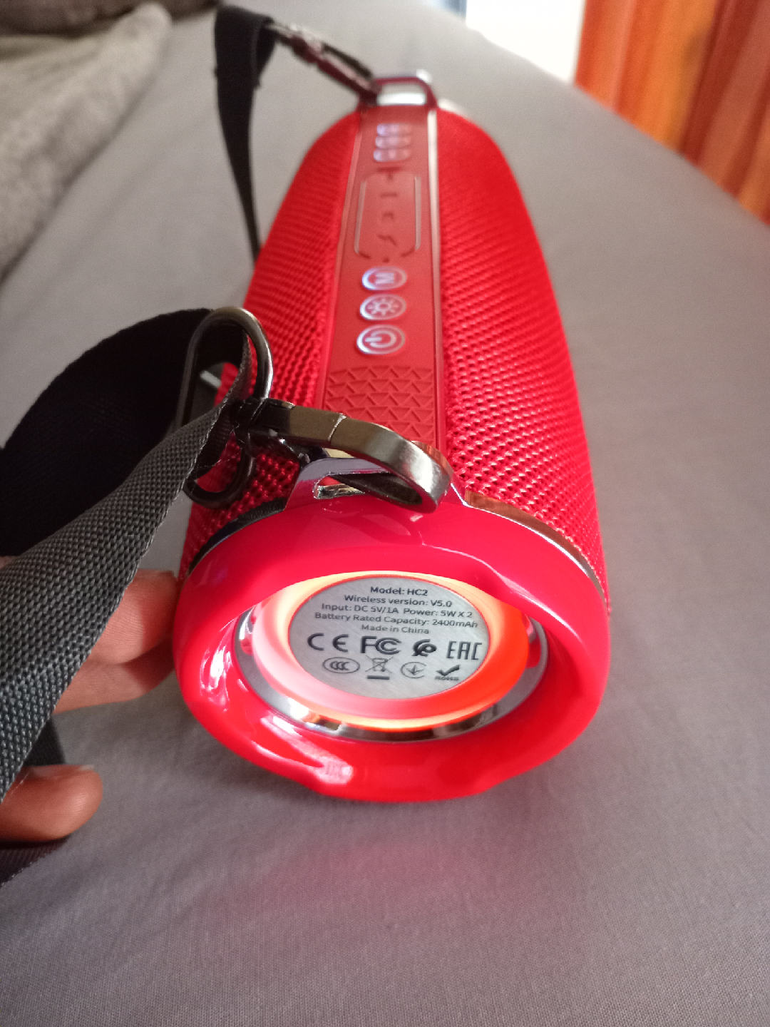 HOCO HC2 Red Bluetooth Speaker
