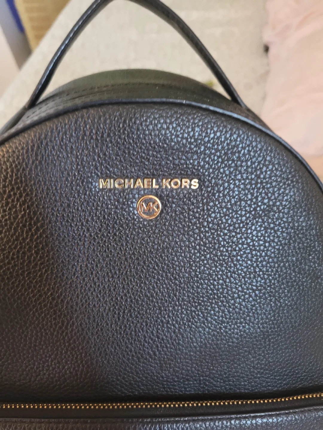 Michael Kors Black Leather Backpack image indicator(3)