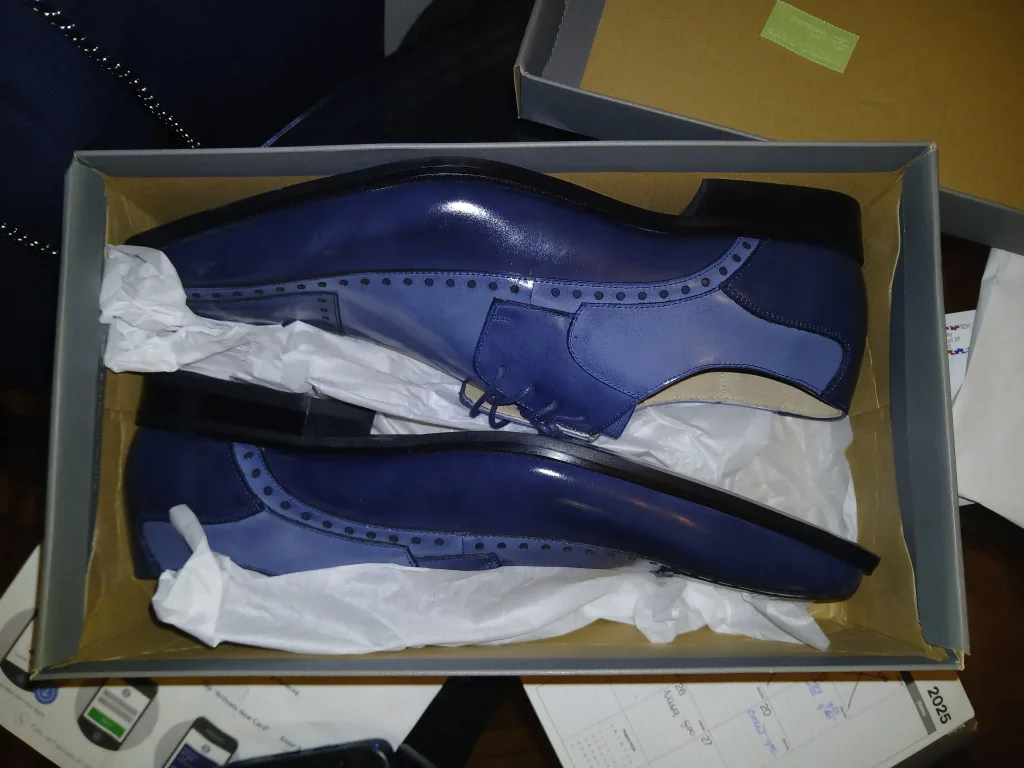 Stacy Adams Men's Brogue Dress Shoes, Size 13 image indicator(2)