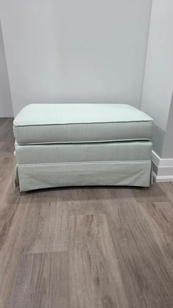 Upholstered Ottoman - Light Green image indicator(2)