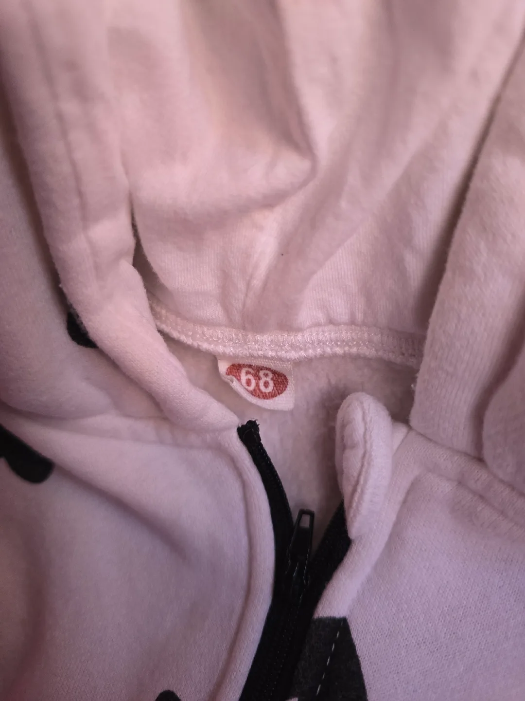 White Heart Pattern Romper Size 68 image indicator(2)