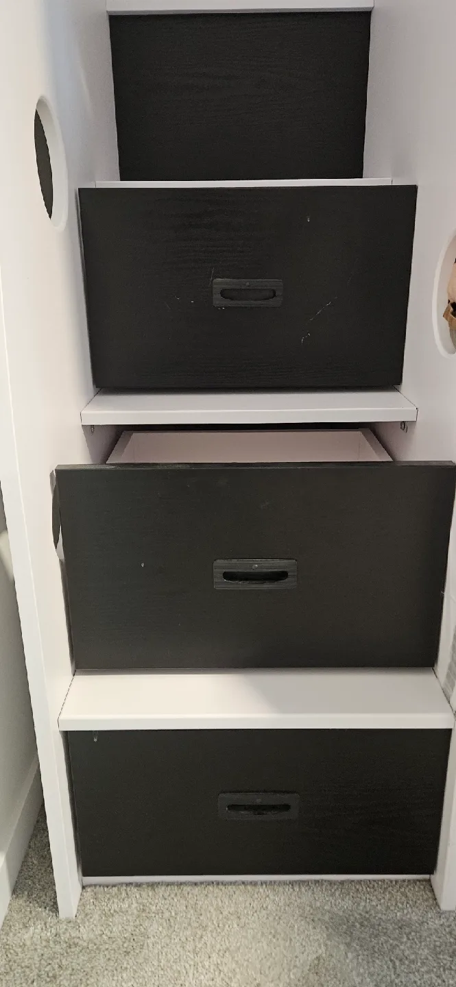 Bunk Bed with Storage and Stairs image indicator(9)