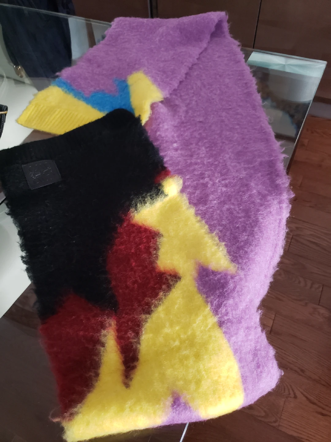 Loewe Multicoloured Mohair Blend Scarf