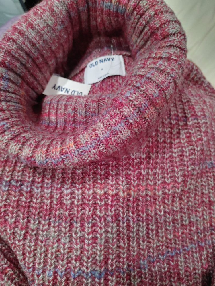 🧡BRAND NEW OLD NAVY CHUNKY TURTLENECK SWEATER WOMENS SIZE M - photo 3