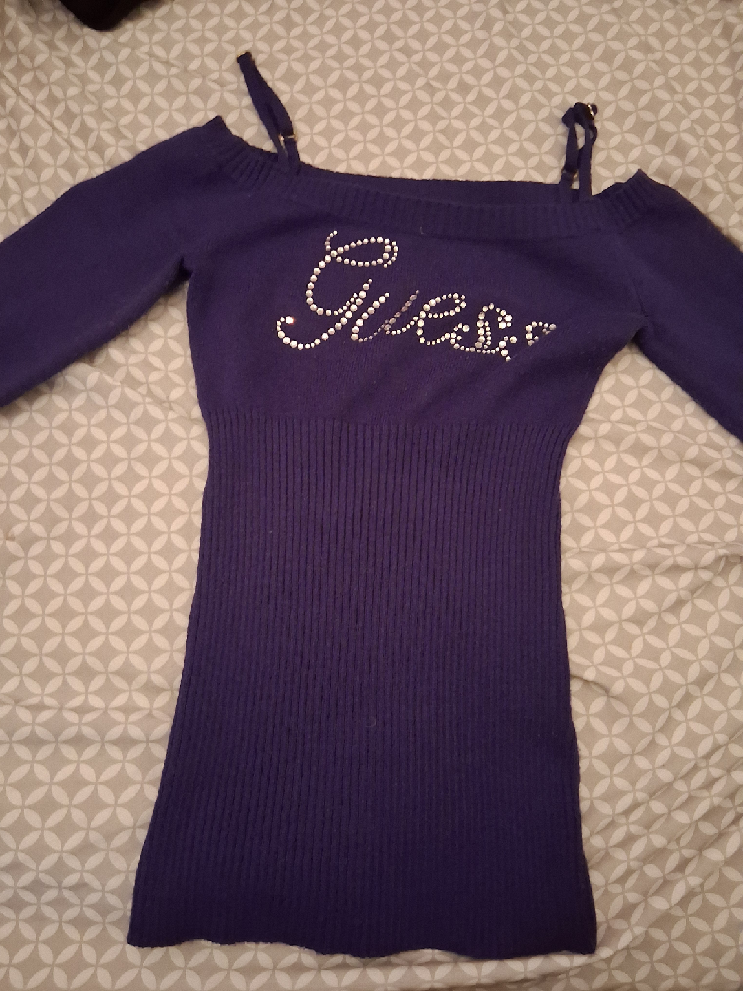 *MUST GO* Vintage Guess Jeans Purple Dress - Size S