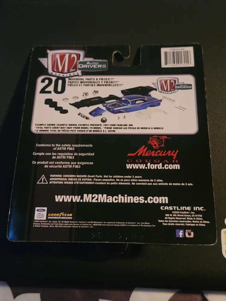 M2 Auto Drivers 1968 Mercury Cougar R-Code image indicator(6)