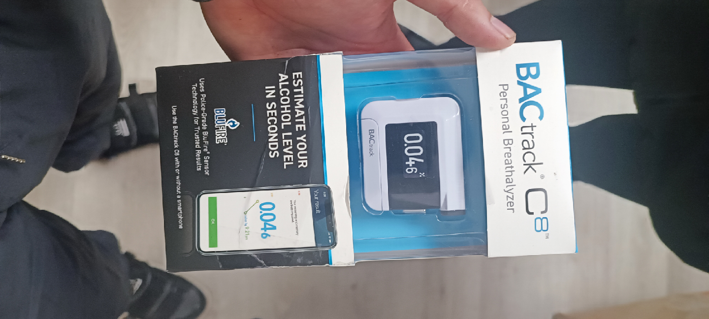 BACtrack C8 Personal Breathalyzer - Like New!