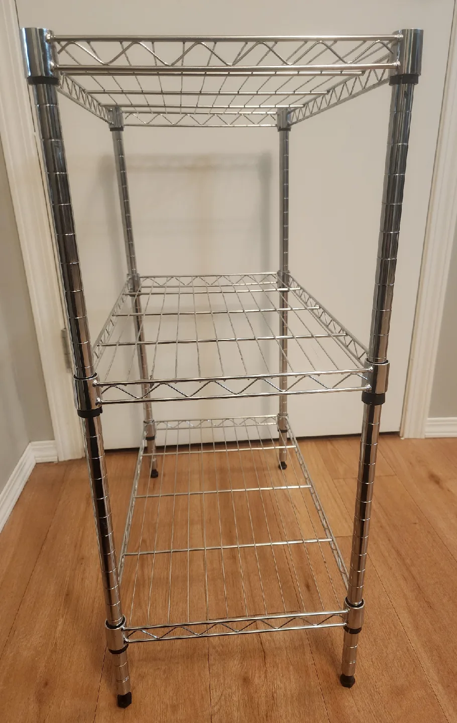 Chrome Metal Wire Shelving Unit(Pickup only) image indicator(3)