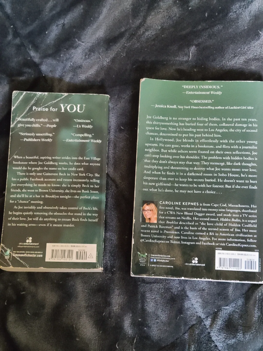 Caroline Kepnes YOU, $5 for both image indicator(2)