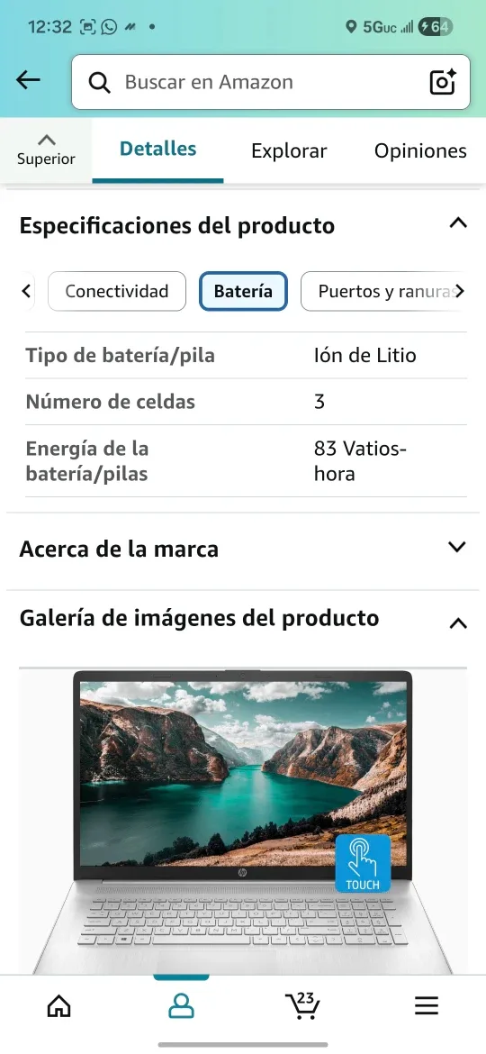 HP Portátil 17 Laptop image indicator(5)