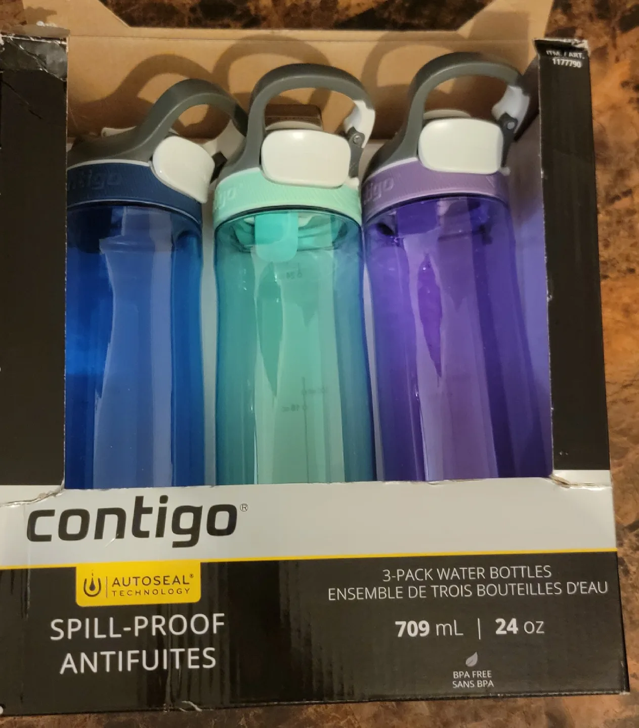 Contigo Autoseal 3-Pack Water Bottles 24 oz image indicator(2)