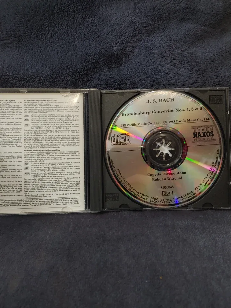 J.S. Bach Brandenburg Concertos Nos. 4, 5 & 6 CD image indicator(3)