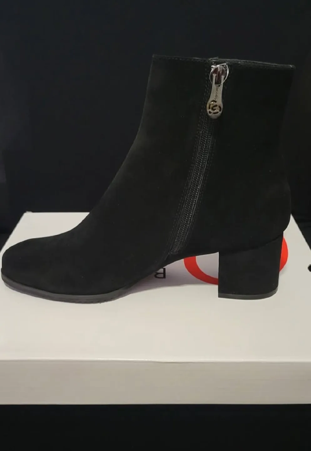 Blondo Waterproof Black Suede Ankle Boots image indicator(2)