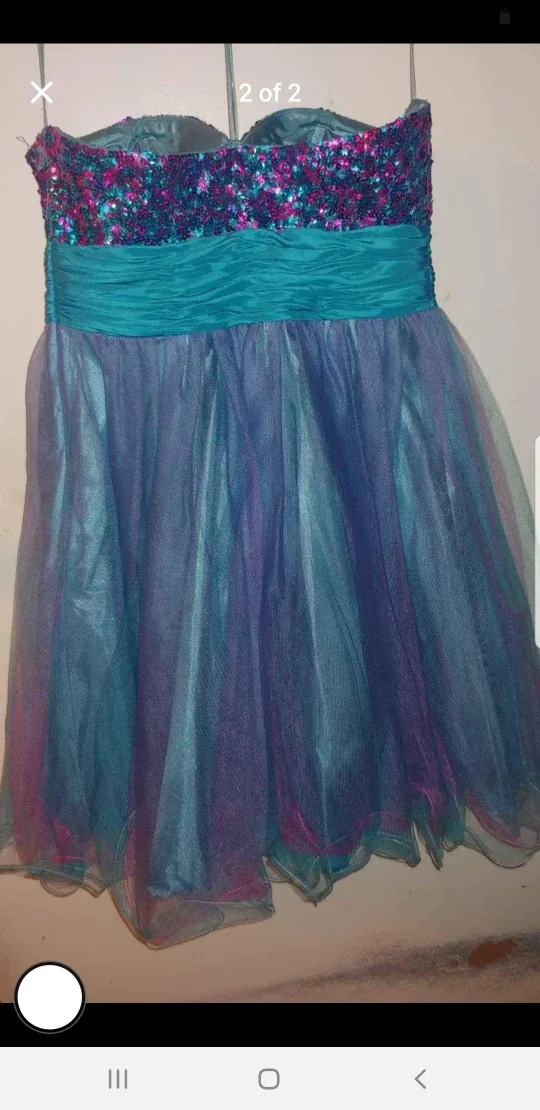 Sequin & Tulle Party Dress image indicator(2)