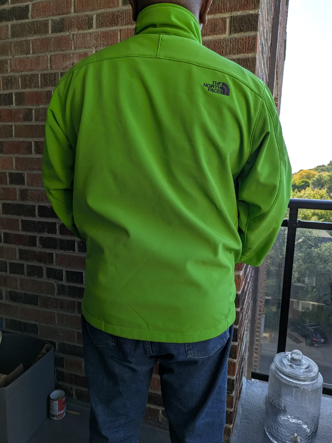 The North Face Green Softshell Jacket - XL image indicator(9)