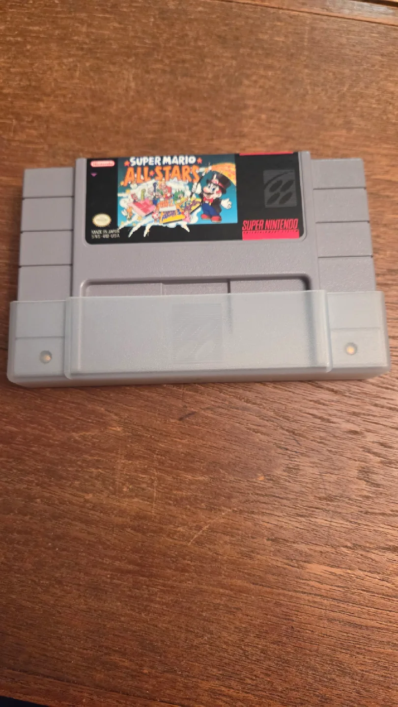 Super Mario All-Stars SNES Game Cartridge thumbnail