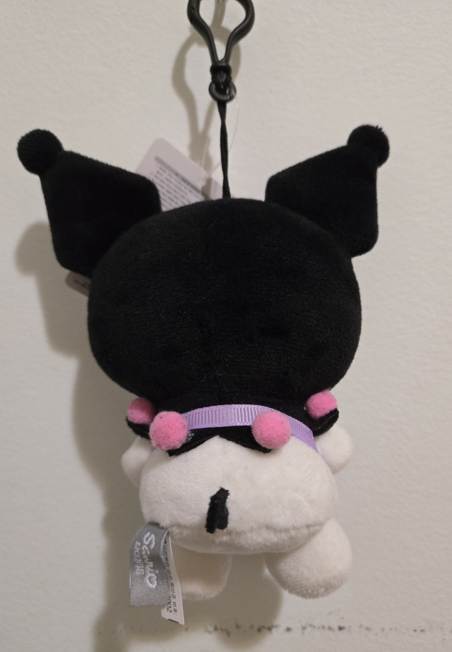 Kuromi Plush Keychain - photo 3