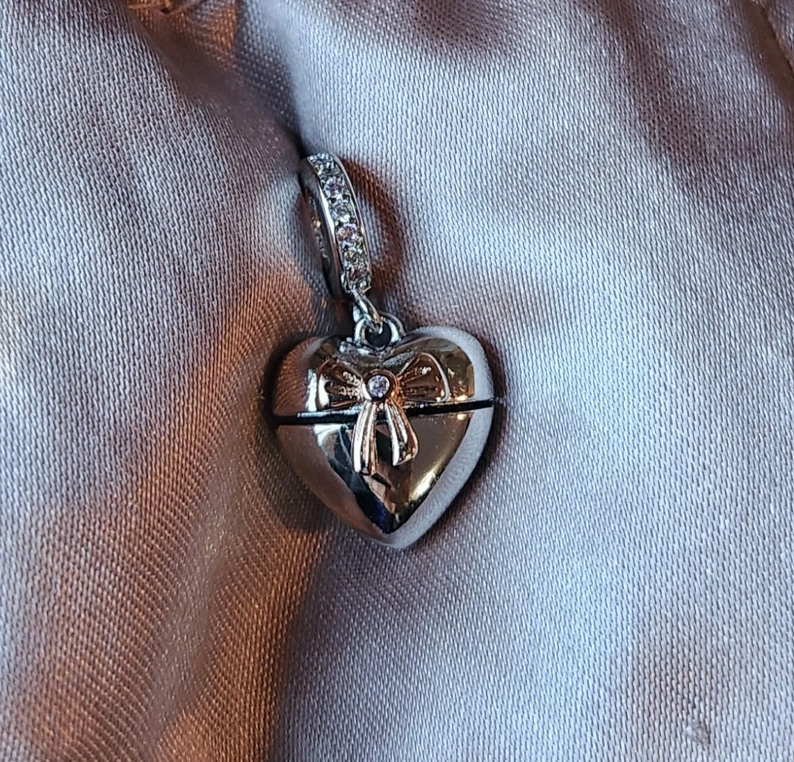 Heart Ring Box Charm