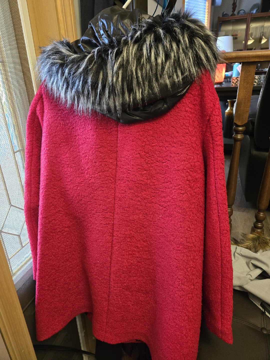 Marcona Red Winter Coat - Size O/L - photo 2