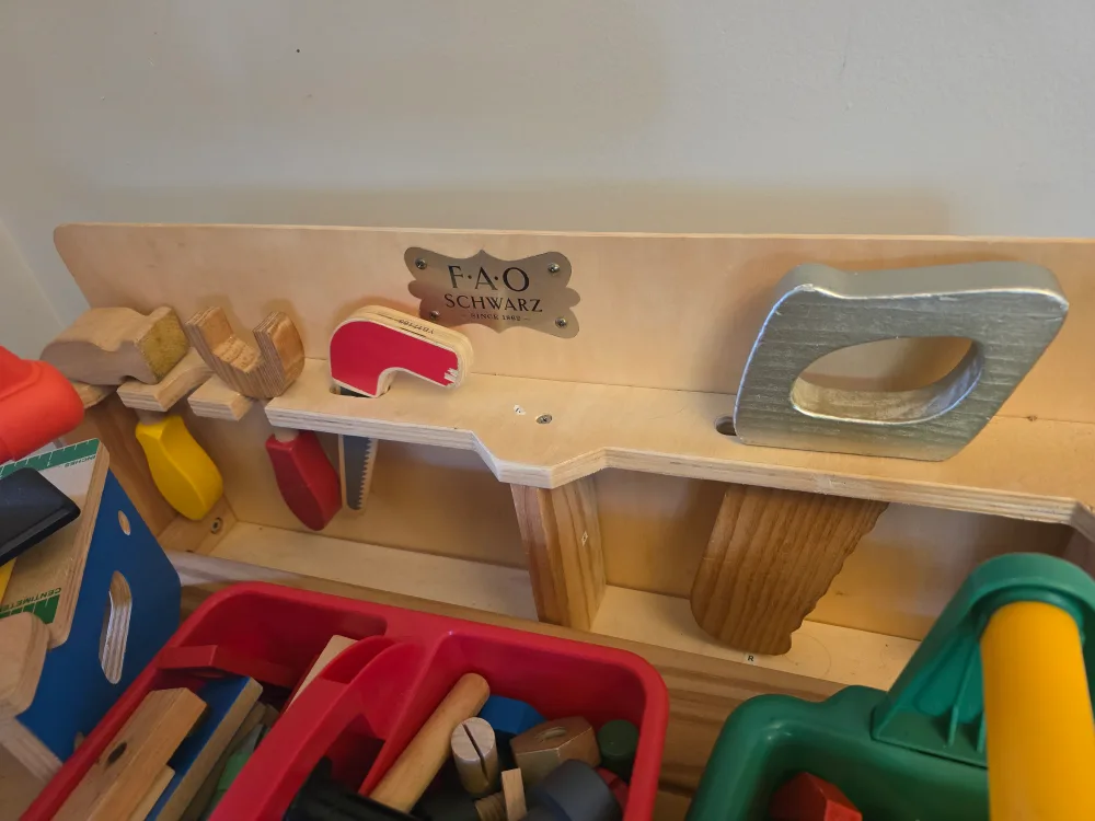 Kids' Workbench with Tools - FAO Schwarz, Black & Decker image indicator(3)