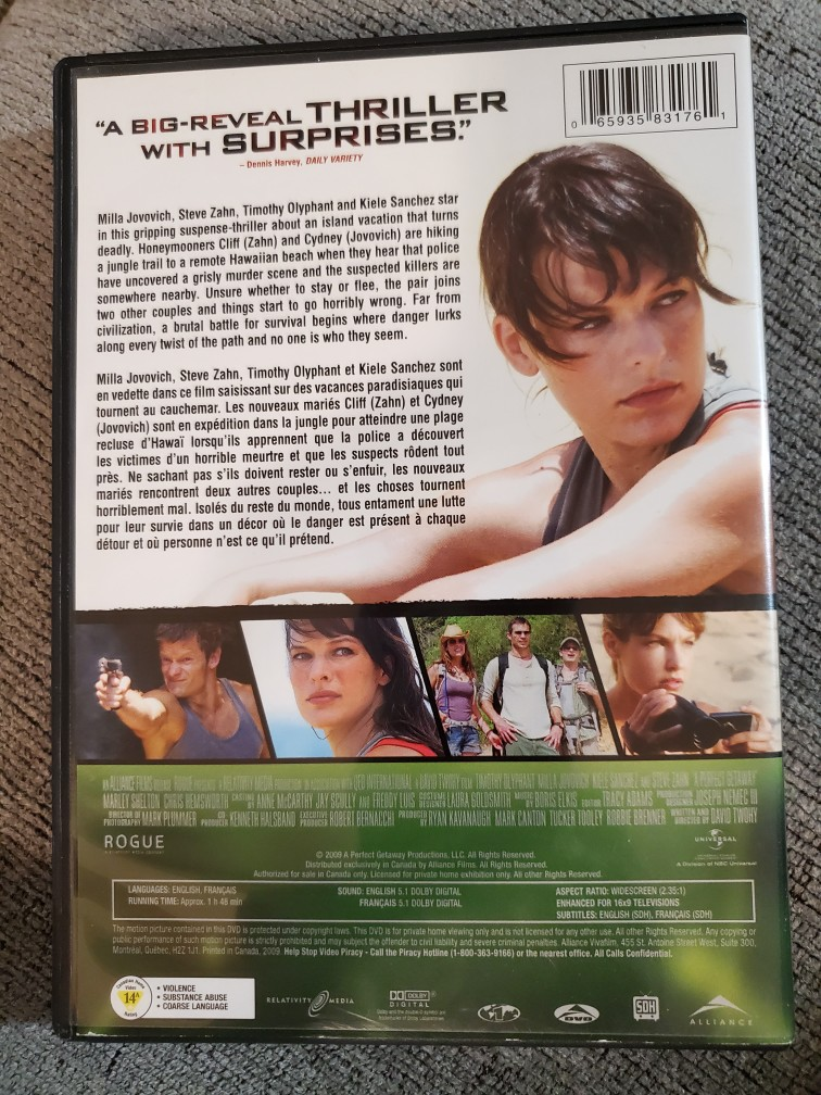 A Perfect Getaway - Unrated Director's Cut DVD - photo 2