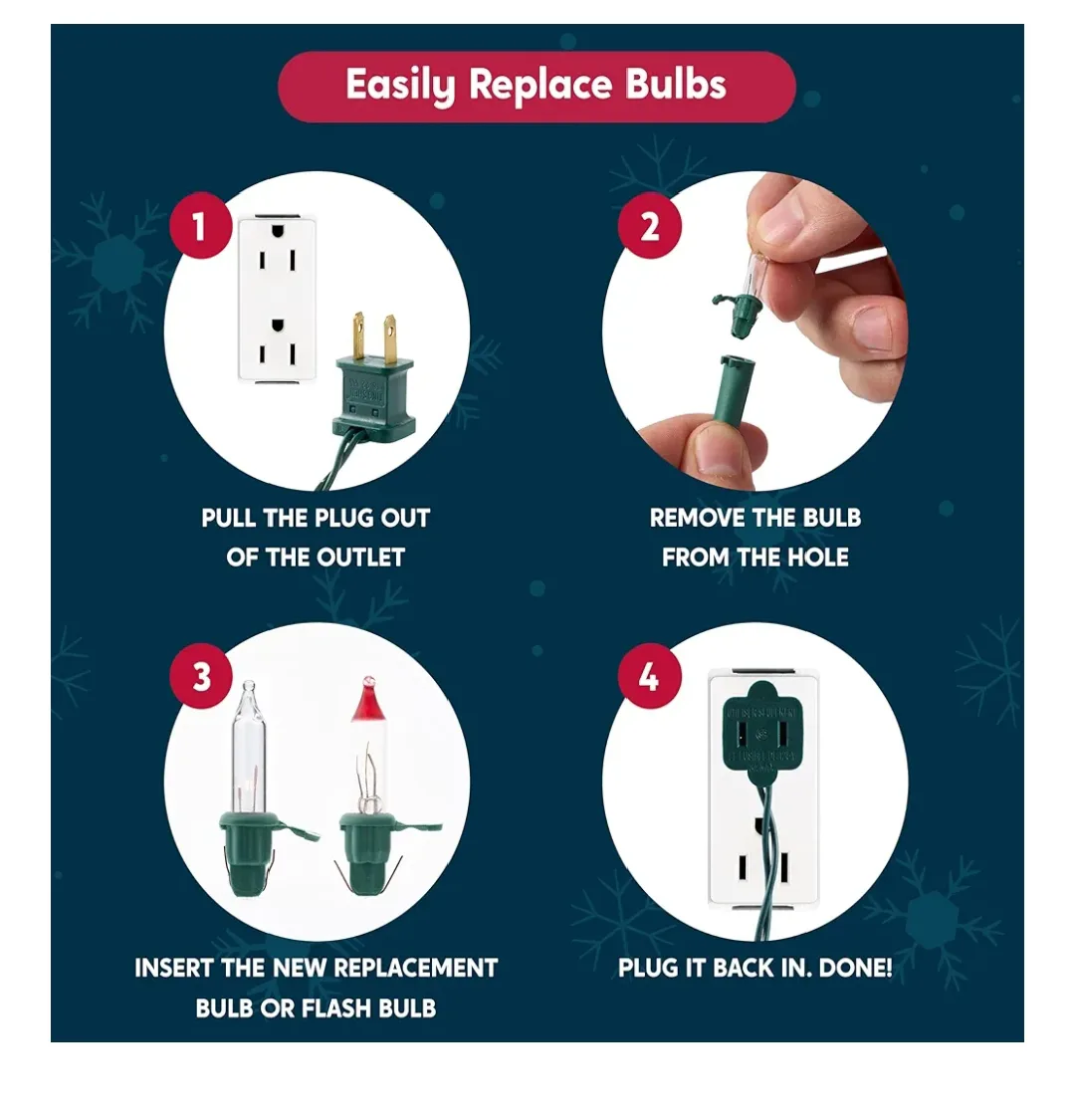 String Lights 100 T5 Clear White Bulb image indicator(6)