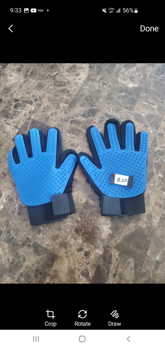 Dog Leash/ Harness/ Bow and Grooming Gloves - photo 5