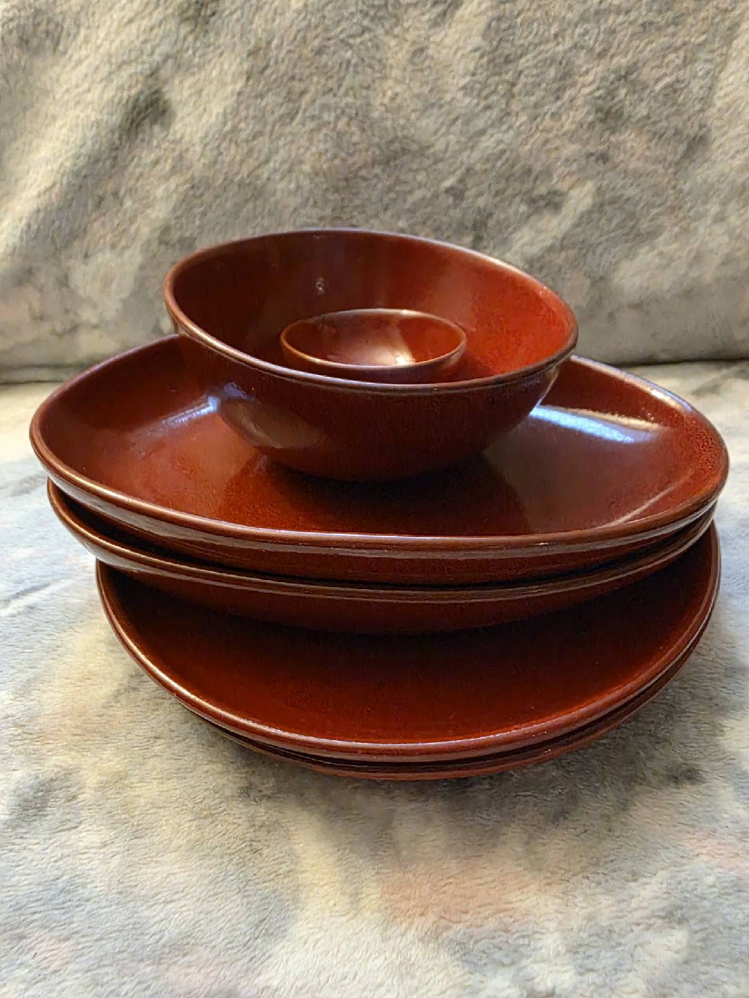 KILN FOH Pottery Set  of 6 - Plates and Bowls
