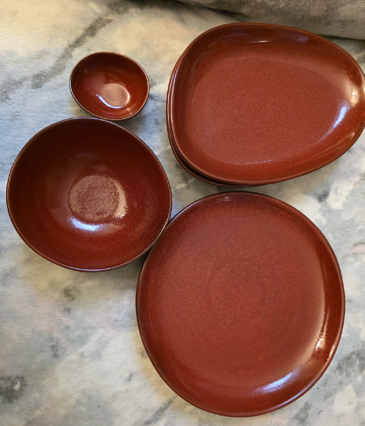 KILN FOH Pottery Set  of 6 - Plates and Bowls - photo 2