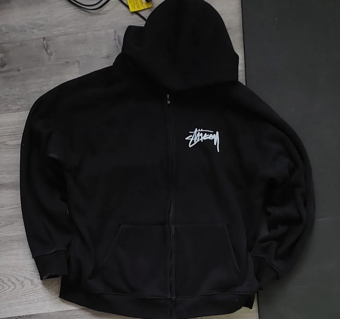 Stussy Black Full Zip Hoodie image indicator(2)