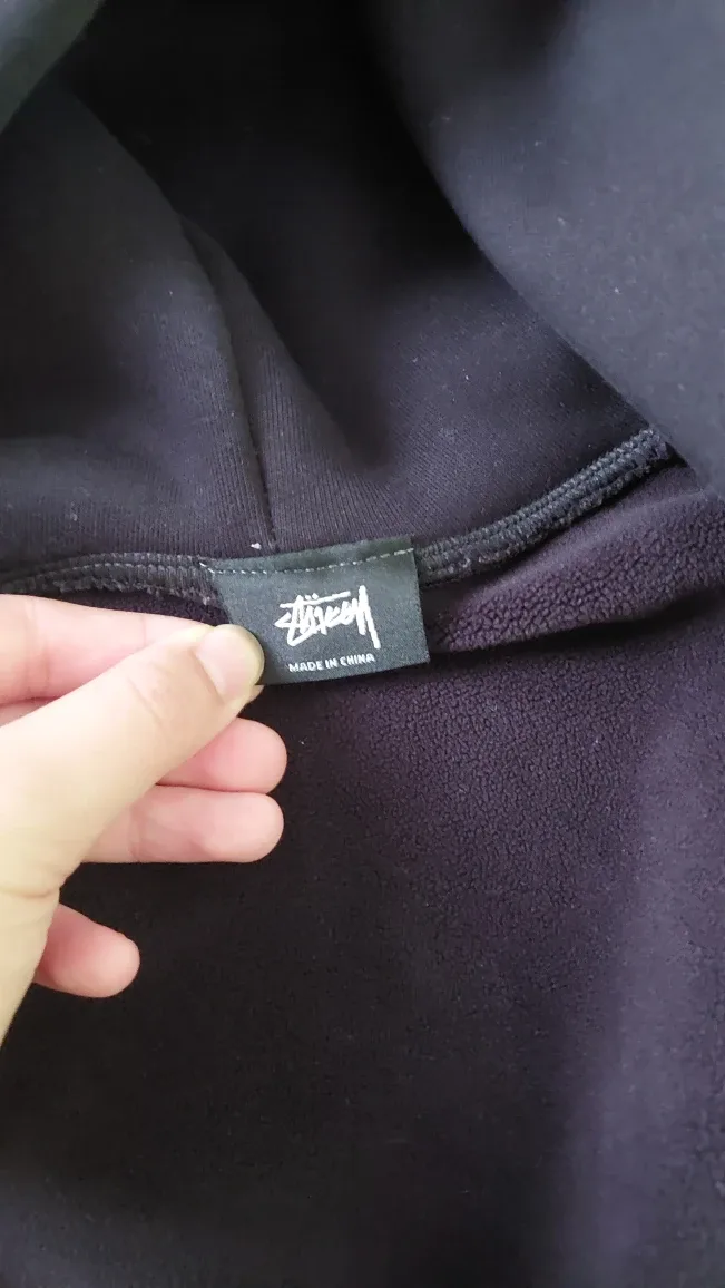 Stussy Black Full Zip Hoodie image indicator(3)