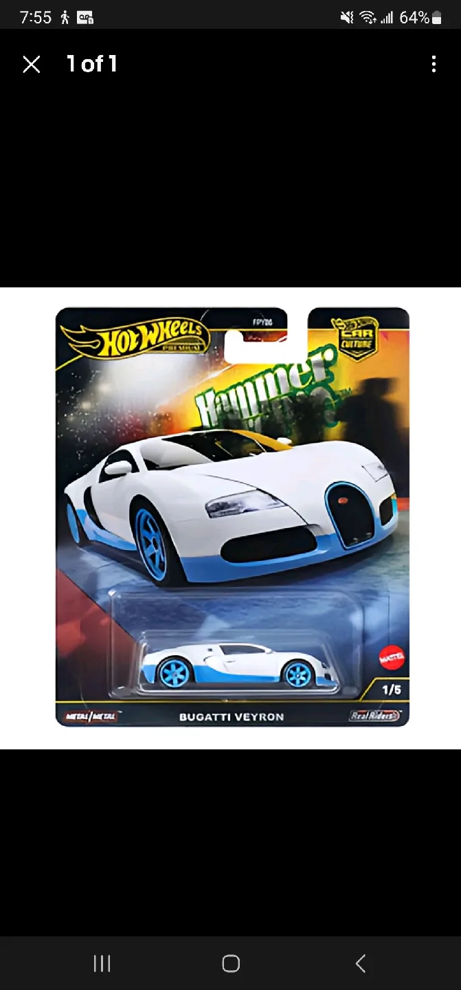 Hot Wheels Bugatti Veyron Car Culture thumbnail