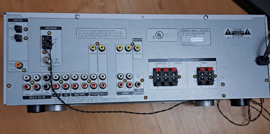 Sony Home Theater Receiver / Amplifier - photo 4