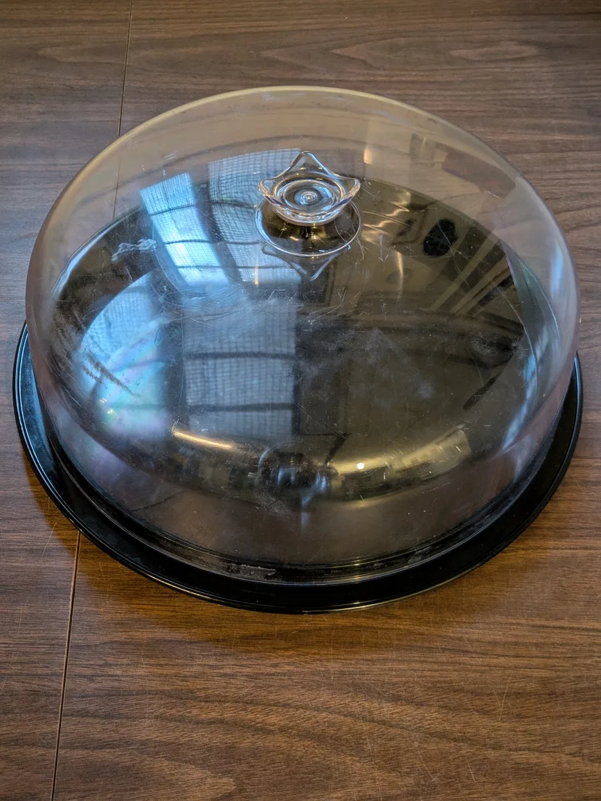 Plastic Cake Carrier with Lid 🧡 thumbnail