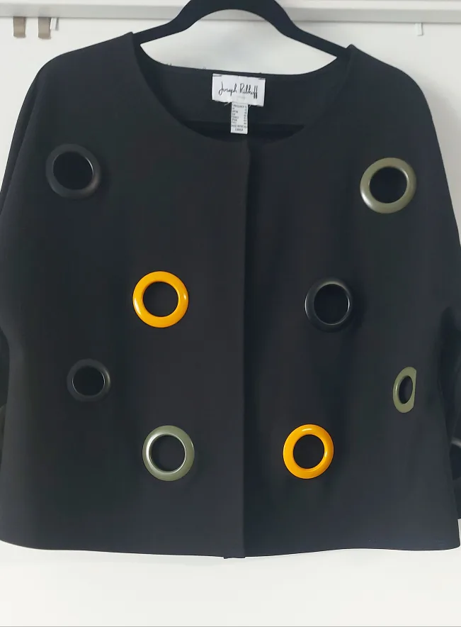 Joseph Ribkoff Black Jacket - Size 12 thumbnail