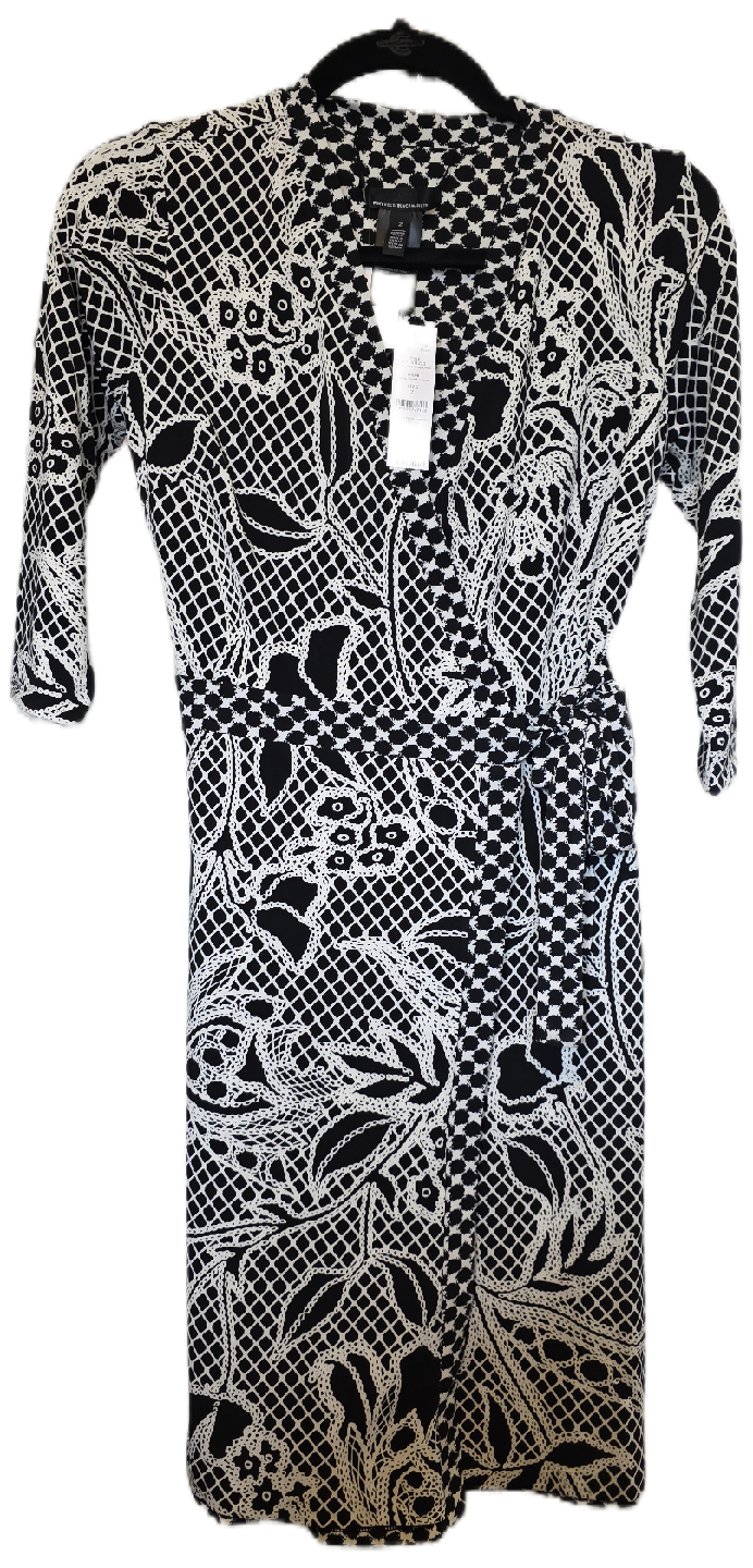 White House Black Market 3/4 Sleeve Reversible Wrap Dress - photo 4