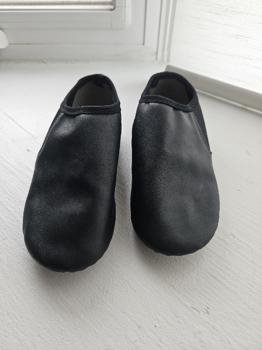 Black Leather Jazz Shoes - photo 2