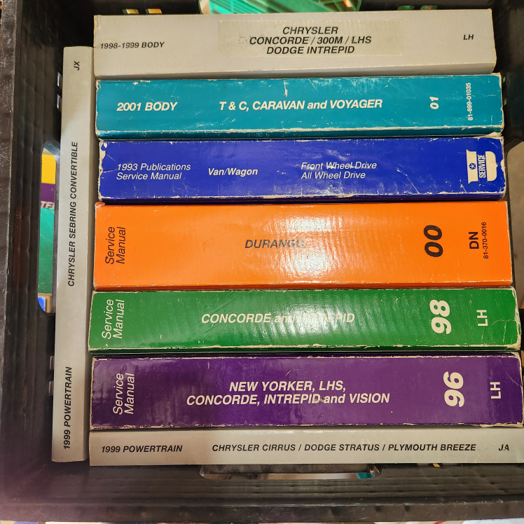 Chrysler/Dodge Service Manuals caravan Duango etc.