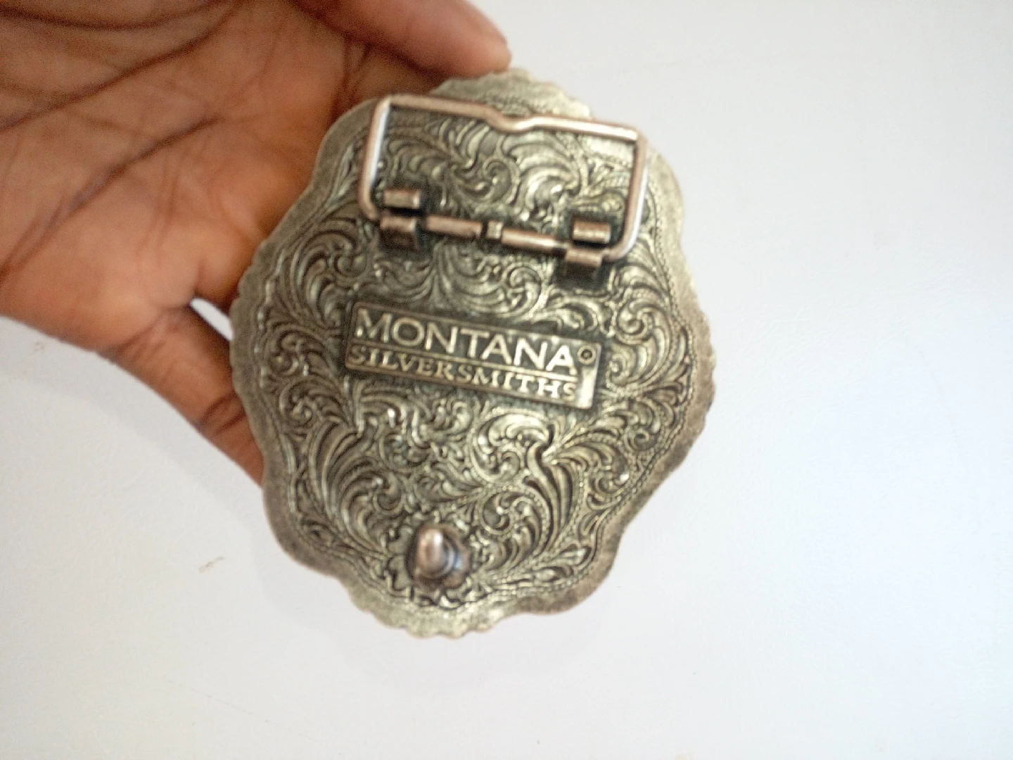 🤠 Montana Silversmiths Cowboy Up Belt Buckle - photo 2