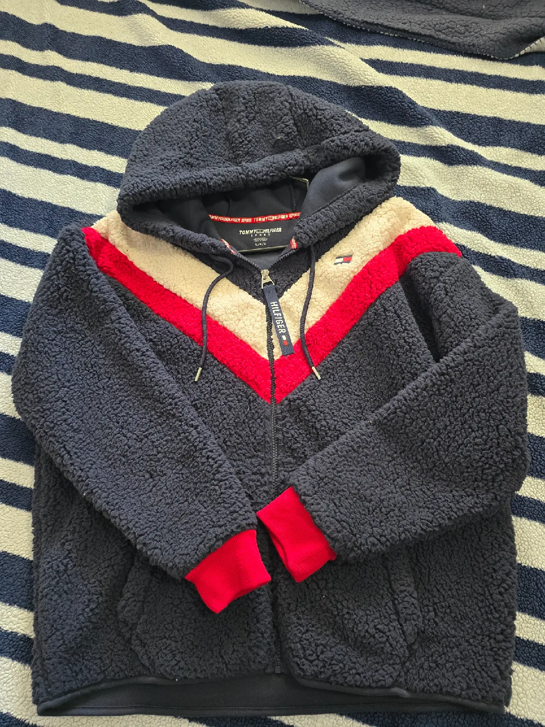 Tommy Hilfiger Sherpa Fleece Hoodie - L/G thumbnail