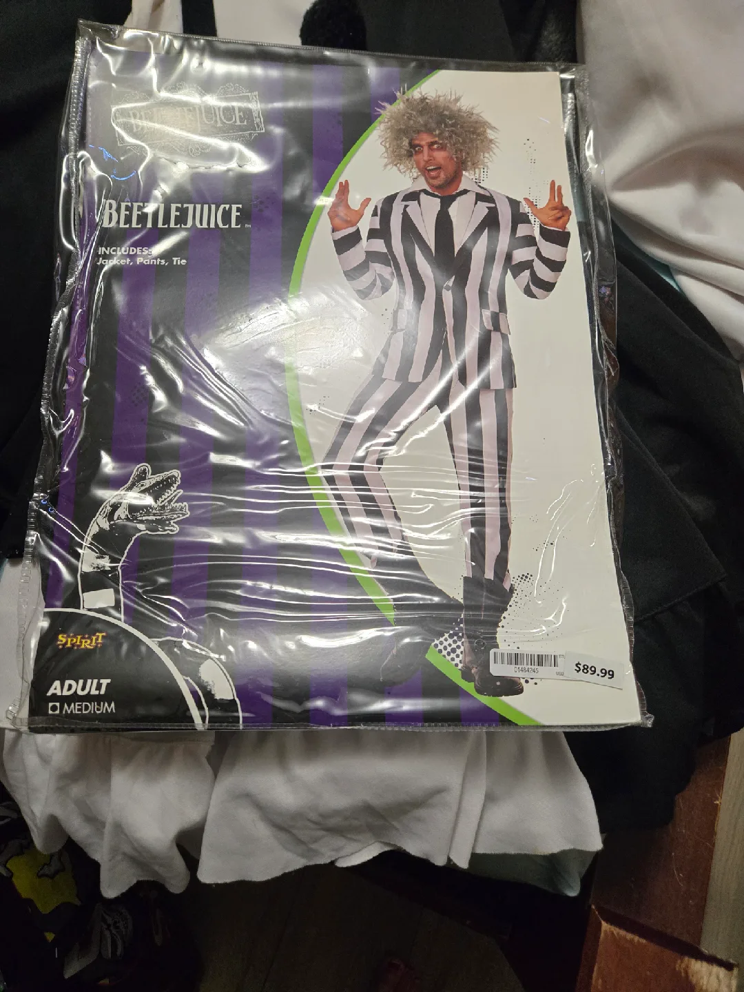 Beetlejuice Costume - Adult Medium - Spirit Halloween thumbnail