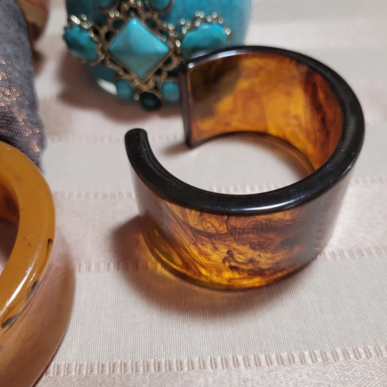 Lot of 4 Beautiful Vintage Bracelets selling g all 4 together image indicator(8)